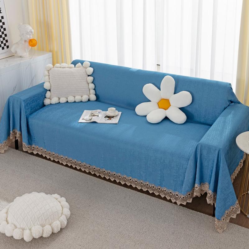 Простой современный универсальный чехол для дивана, тканевый чехол для дивана для гостиной, нескользящий универсальный чехол для дивана Four Seasons, полотенце