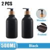 500ml Soap Dispenser Refillable Plastic Shoulder Bottle with Lotion Pump Shampoo Shower Gel Bottles Refillable Lotion Liquid
