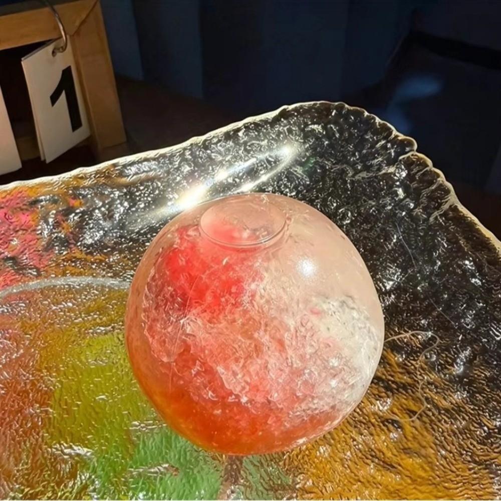 Slushie Fruit Slush Squishy Toy Crunchy Sound Ice Cracked Crystal Ball Cracking Squishy Toy Kids