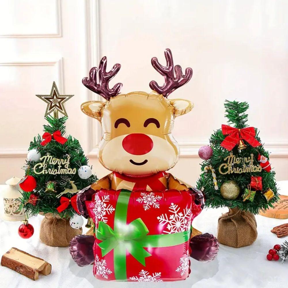 Gingerbread Man 3D Santa Claus Balloons Extra Large Xmas Tree Balloons  Easter Gift