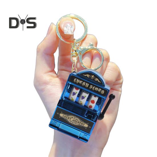 Мини-казино игровая консоль брелок портативный пластиковый брелок забавный подарок для геймеров многофункциональный игровой брелок