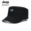 Мужская кепка Cross-Border Outdoor Jeep Flat Cap — полностью закрывающая, большого размера, вышитая, из хлопка