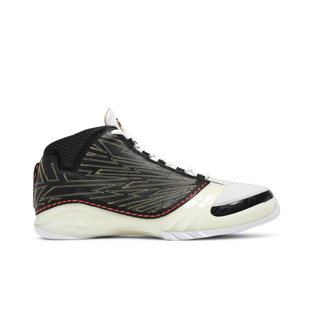 Titan Air Jordan 23 Retro SP '10th Anniversary' (Unisex) Black / Sail / White / Metallic Gold Vintage Basketball Shoes CZ6222 001