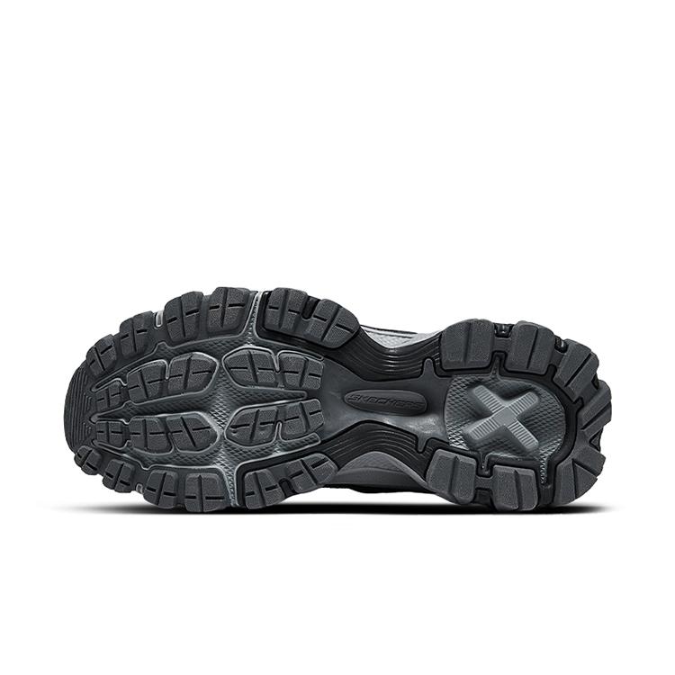 Skechers Мужские уличные удобные универсальные легкие кроссовки с толстой подошвой для хайкинга Мужские кроссовки Темно-серые 237357-DKGY9