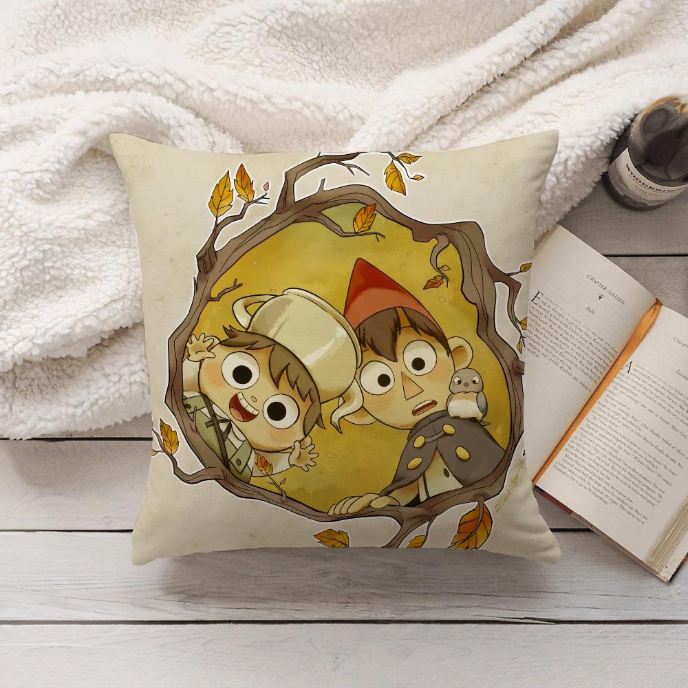 Cartoon OOver the GGarden WWall Pillow Case Home Decoration Cushion Cover Suitable For Bedroom Car Office Sofa