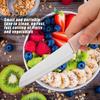 Портативный кухонный нож из нержавеющей стали для нарезки фруктов и дыни с чехлом для домашнего использования