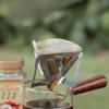 1 шт. Подставка для капельного кофе, Портативная, из нержавеющей стали, Складная воронка, Фильтр-чашка, Кофейная плитка, Фильтр для кофейной гущи