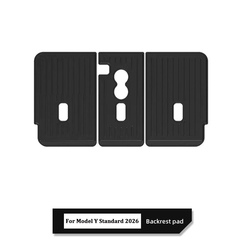 For Tesla New Model Y Standard RWD 2025+Front Rear Trunk Mat TPE Seat Backrest Pads Cargo Liner Trunk Tray Floor Anti Dirty Mats