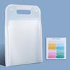 Expanding File Folder 13 Pockets Accordion File Organizer with Handle Plastic Clear Document Organizer Hold A4 Letter Size Paper