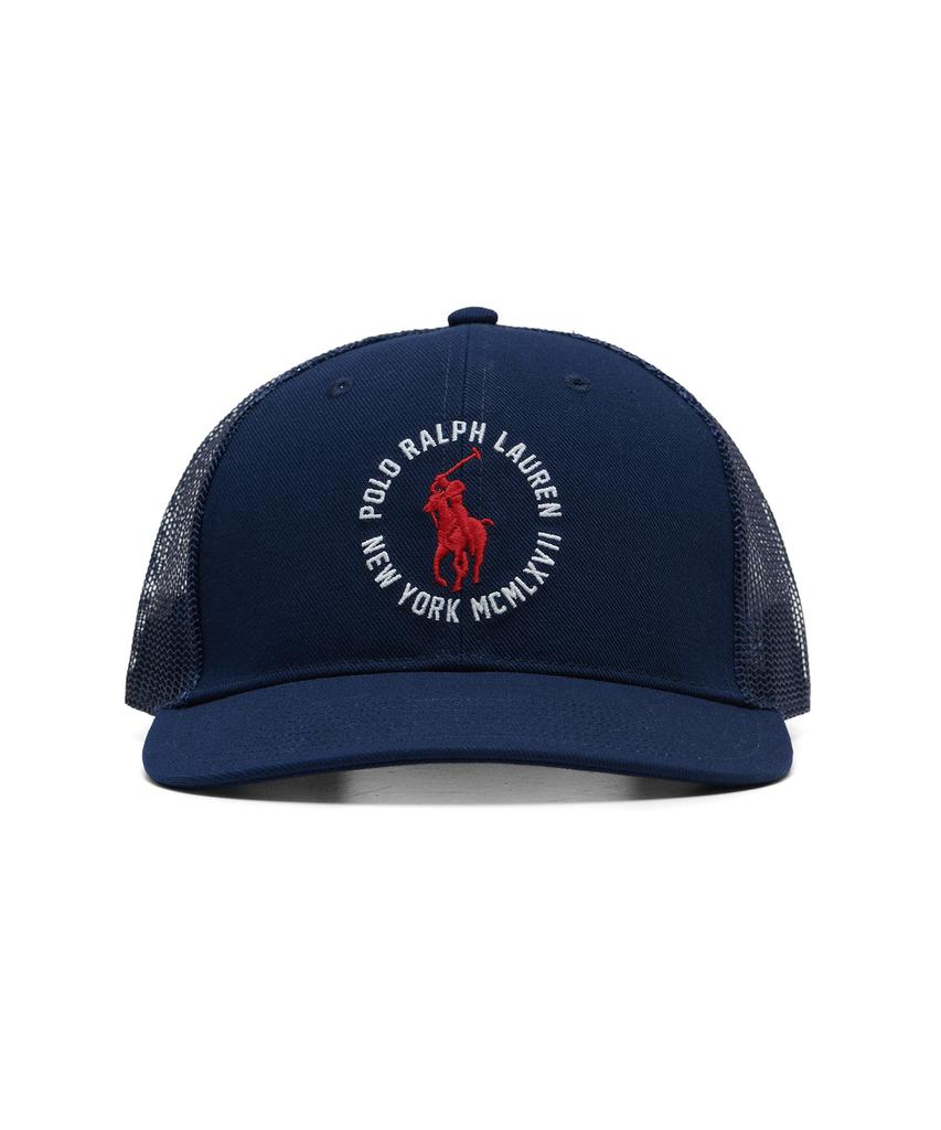 Кепка-тракер из твила POLO RALPH LAUREN - Темно-синяя
