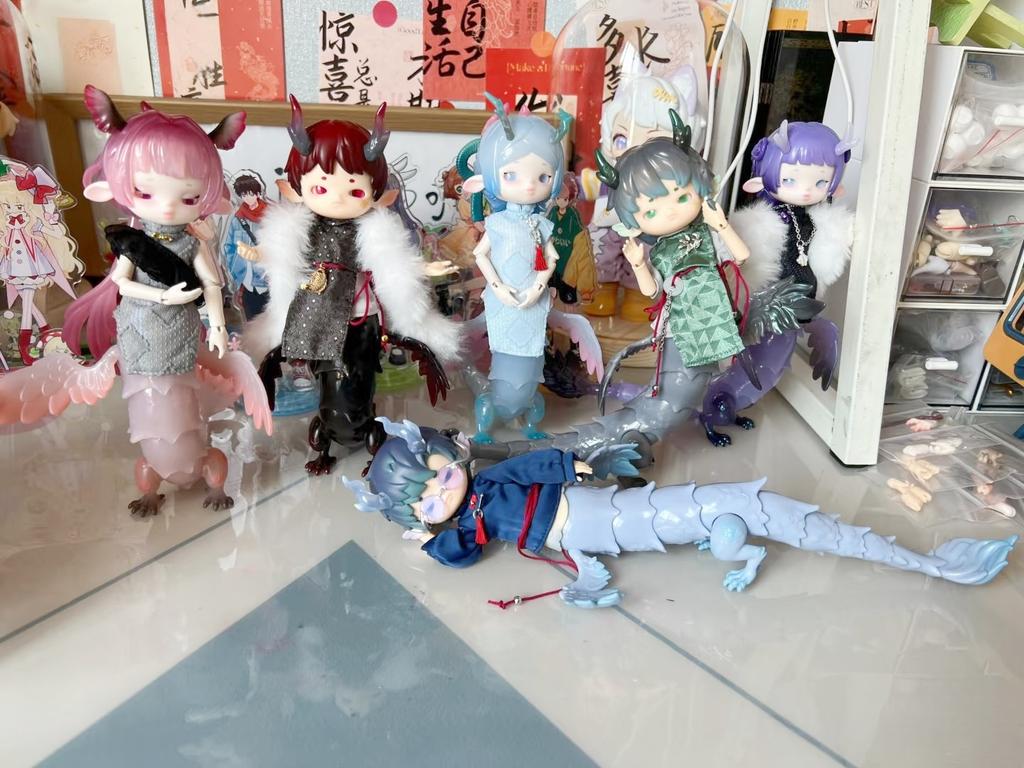 Коробка Пенни Серия Фантастические Существа Ob11 1/12 Куклы Bjd Игрушки Милая Фигурка Действия Аниме Каваи Модель Подарок