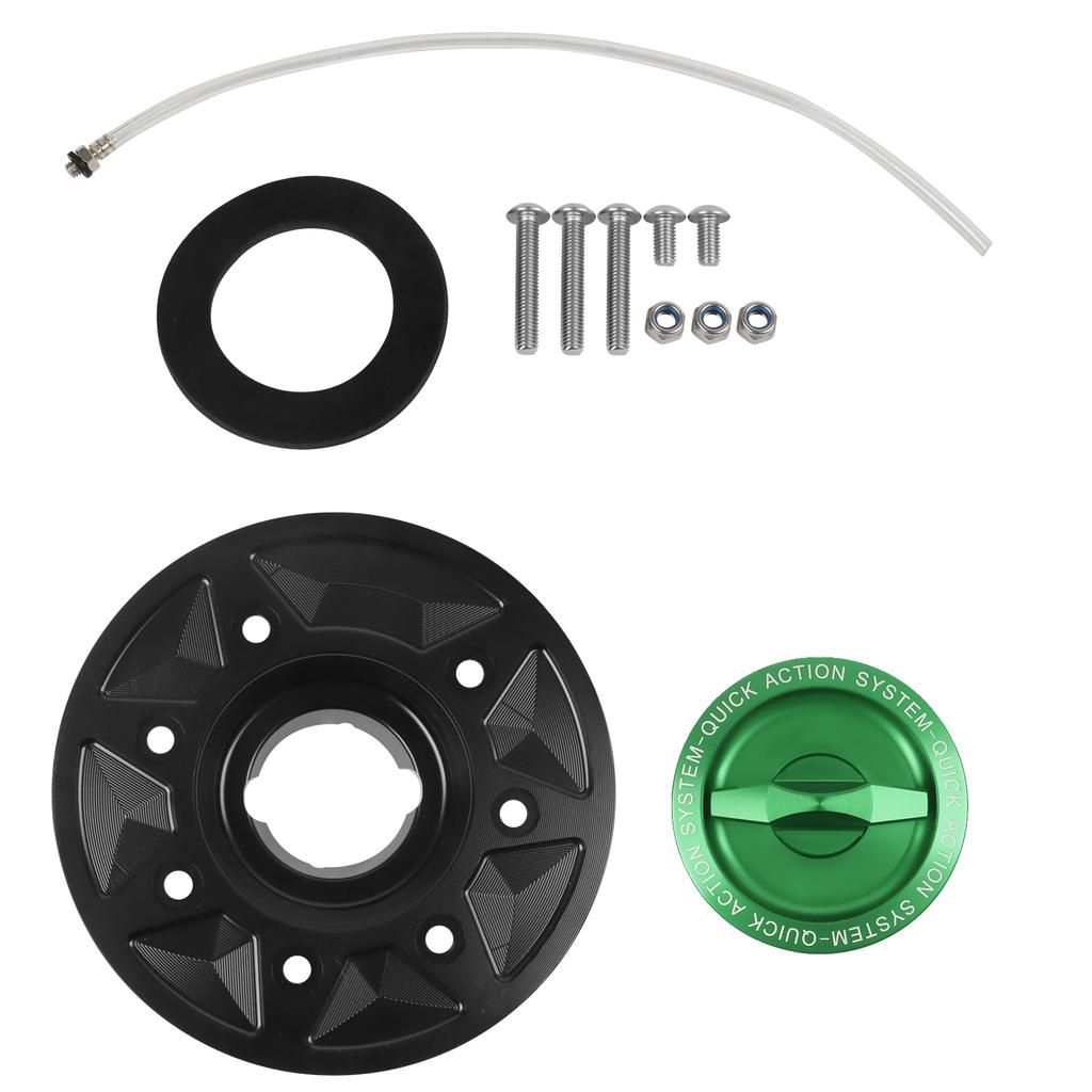 Для Kawasaki NINJA 250 400 650 Z650 Z900 ZX-6R / 636 Versys-X 300 Keyless Racing Quick Release Tank Caps Case Gas Cover