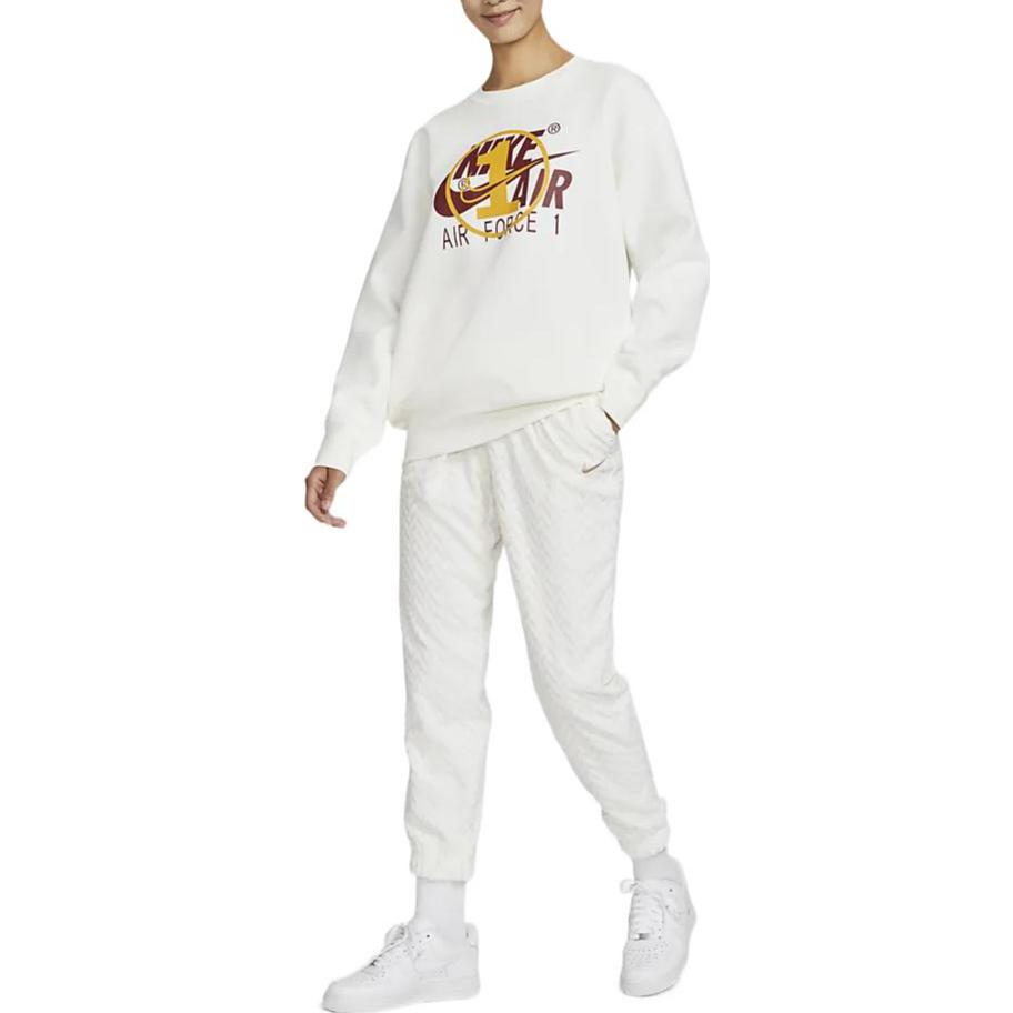 Nike Женские вязаные спортивные штаны Sail White с умеренной манжетой DR2179-133