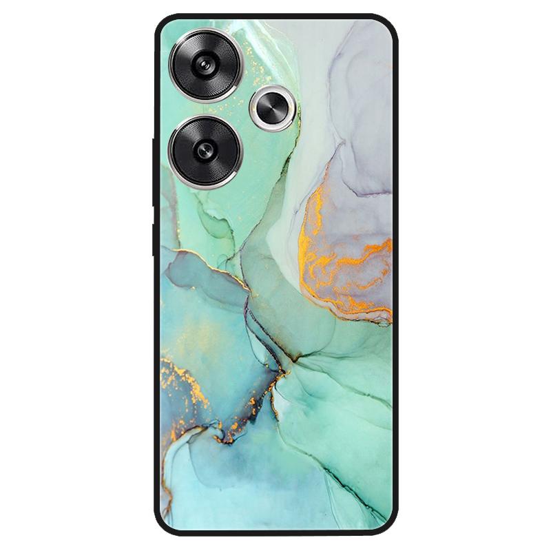 For Xiaomi Poco M6 4G Case Shockproof Soft Silicone TPU Bumper for Poco M6 4G Cover PocoM6 4G 2024 Lovely Luxury Cartoon Fundas