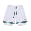 Li Ning Competition Print Fake Two-Piece Sports Shorts Men Shorts White YAPU011-3