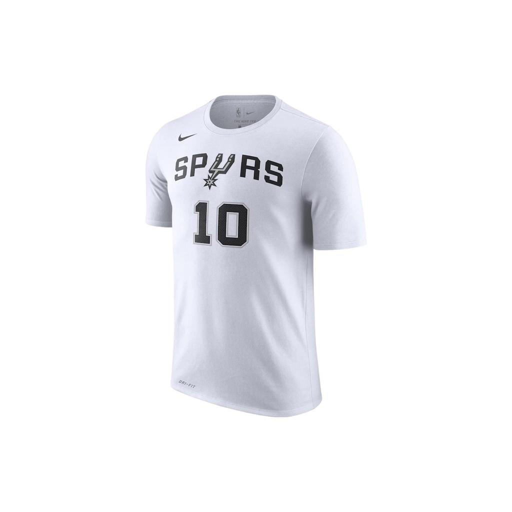 Nike Spurs DeMar DeRozan Letter Print Basketball Sports Crew Neck Short Sleeve T-Shirt Men Tops White BQ1569-110