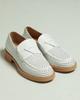 Perforated Loafers Mario Muzi 5756 36 White Leather