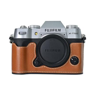 Получехол из искусственной кожи для камеры Fujifilm Fuji XT50 XT30 XT30II XT20 XT10 XT5 XS10 XS20 XH2 XH2S X100V с крышкой для доступа к батарее