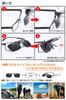 SOXICK Polarized Attachment Over Square Clip-on Sunglasses, Clip-on Sunglasses, One-Touch Glasses, Smoke,