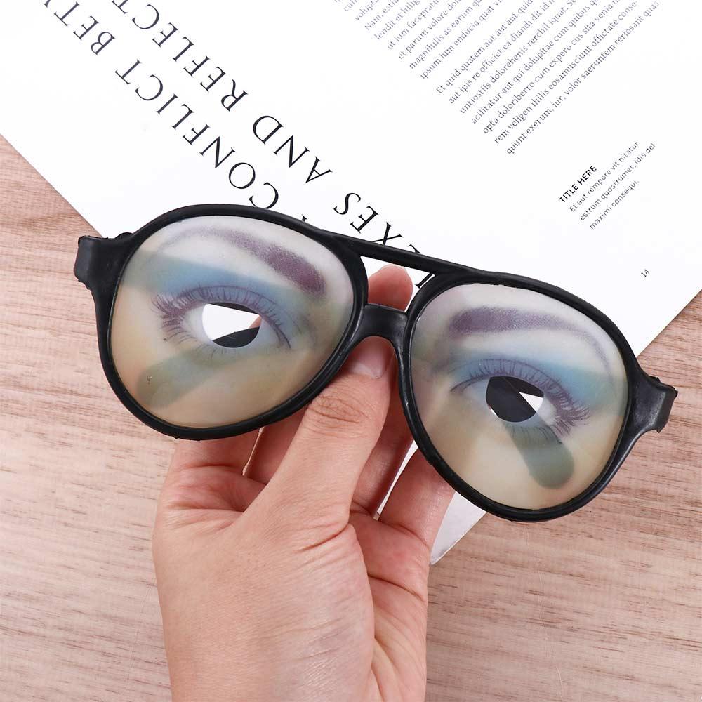 Mischief Decoration Prank Toy Black Frame Funny Joke Glasses Glasses Toy Fake Glasses Funny Glasses