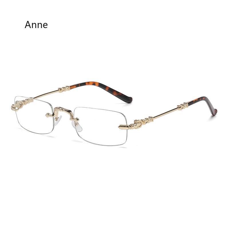 Ультралегкие без оправы фотохромные очки для близорукости, блокирующие синий свет, защита глаз, очки для близи, меняющая цвет оправа