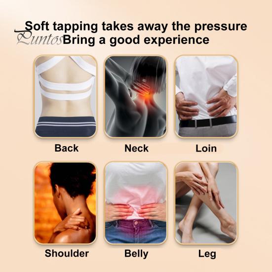 Лимфодренажный молоток для самостоятельного массажа тела с натуральной полынью, кассией и имбирем, портативная массажная палочка для облегчения мышц, целлюлита