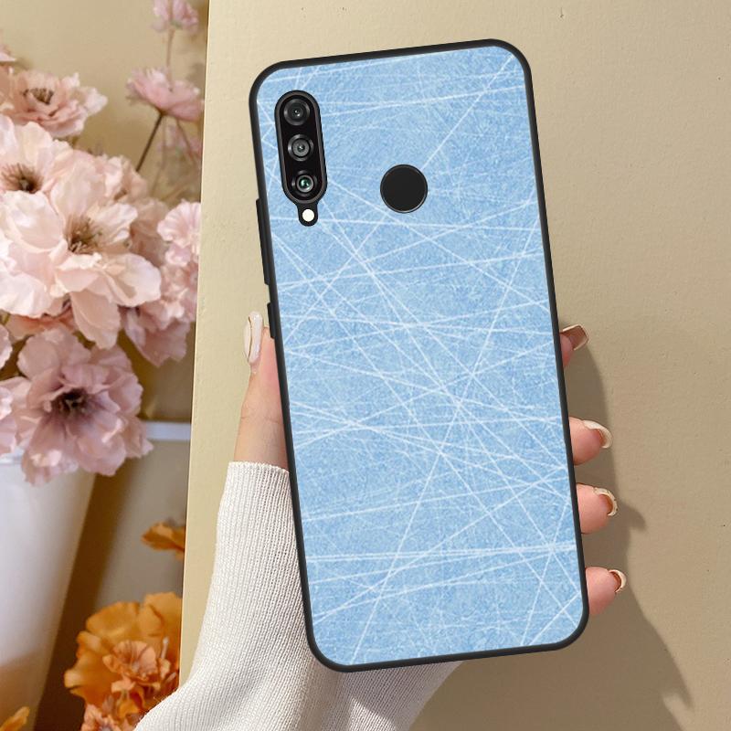 Спортивный чехол для Huawei Nova 10 SE 9 3i 7i 8i 11i 12i Y73 Y90 Y70 Y72 Y61 Y91 P60 Pro P40 P30 Lite с изображением катка для хоккея