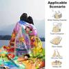 1pc, Disney Princesses (3) Cozy Flannel Throw Blanket Perfect Gift for Bedroom, Living Room, Travel, Camping, Car