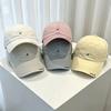 Baseball Cap Female Simple Small E Letter Youth Versatile Baseball Cap Street Travel Youth Couple Bent Hat
