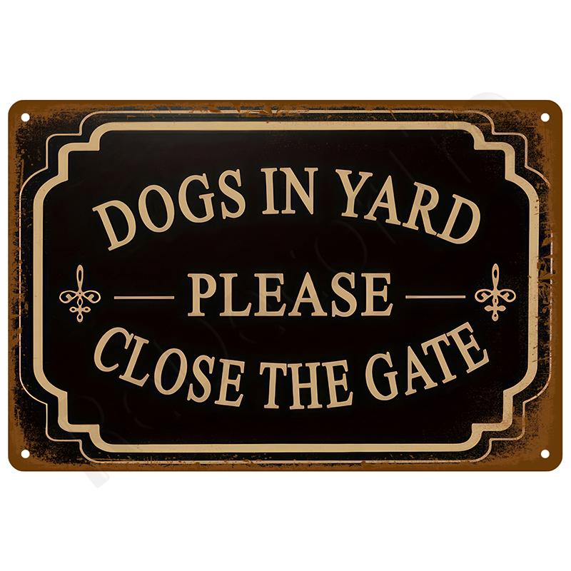 Metal Sign Poster Plates Bar Retro Wall Art Tin Sign Interior Outdoor Aesthetic Room Vintage Home Decor Items Decoration Luxury