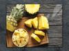 SZKLANA DESKA DO KROEJNIA 30x22 ANANAS