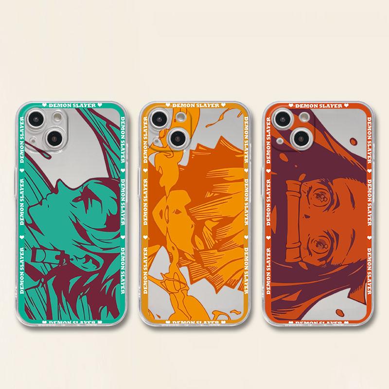 Чехол Demon Slayer Anime Clear для Apple iPhone 11 14 13 12 Pro 7 8 Plus XR X XS Max 6 6S 14Pro силиконовый чехол для телефона