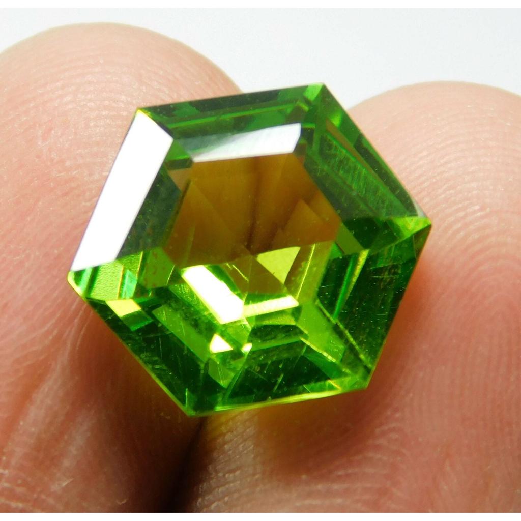 8 Ct Natural Peridot Green Fancy Shape   Loose Gemstone