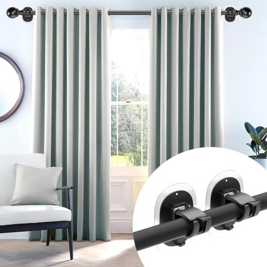 Крючки для карнизов, 2 шт. Два способа установки