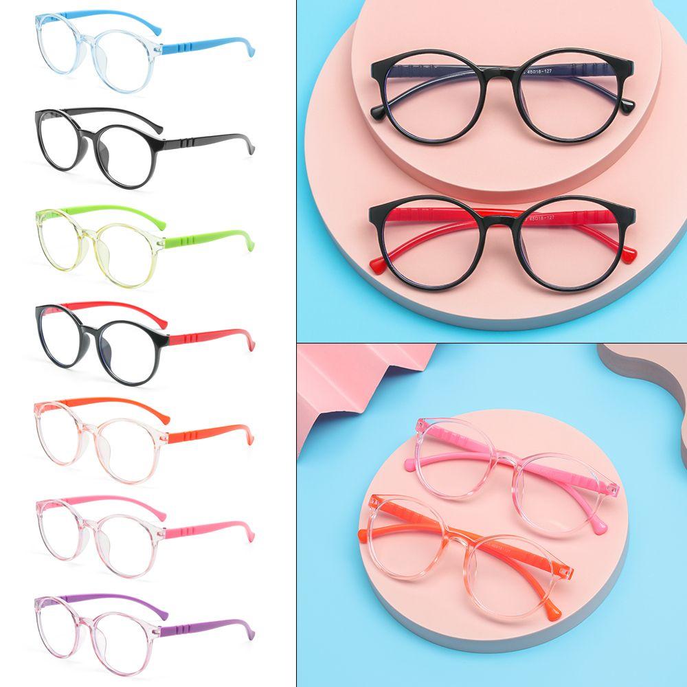 Children Soft Frame UV400 Kids Eyewear Blue Light Blocking Glasse Clear Lens Computer Glasses