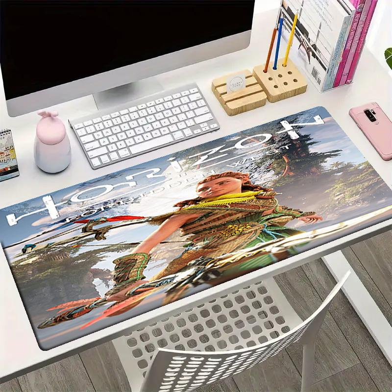 Horizon Theme Mouse Pad, Non Slip Rubber Base, Multifunctional Office & Home Decor, Perfect for Workspace Personalization.