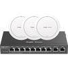 Ruijie WiFi 6 AX1800 Whole-Home Ceiling AP & Gateway Kit (CN version)