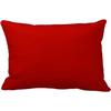 Pillowcases - 100% Cotton - Red - 50 X 70 Cm - Washable - Plain
