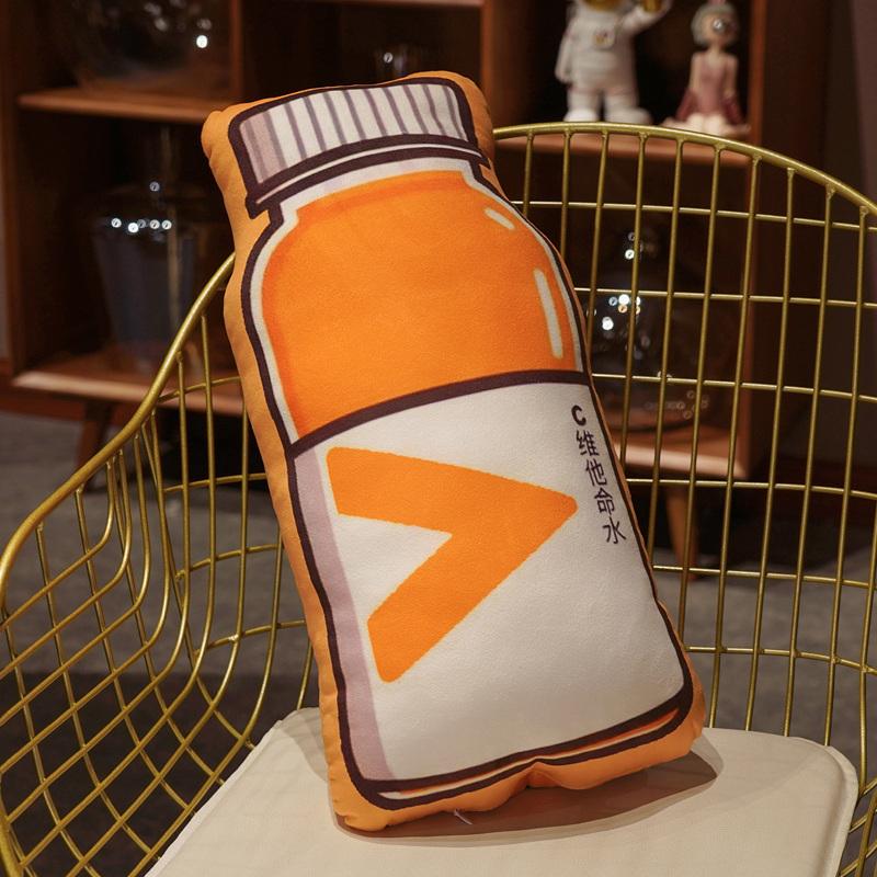 55x25 см Милая плюшевая игрушка-бутылка, подушка, мягкая подушка для паузы, офиса, кровати, сна, подушка для домашнего декора, подарок, кукла для детей, девочек