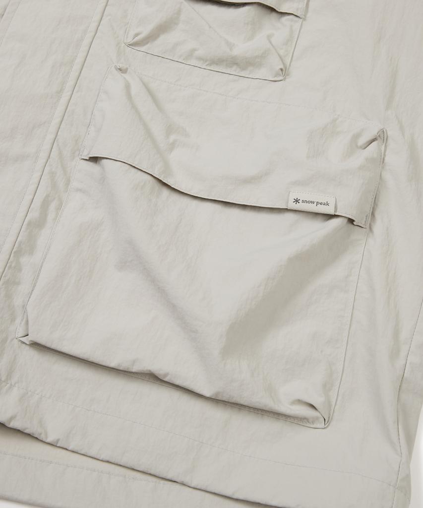Ветровка Snowpeak Apparel Taslan Woven Utility Светло-бежевая (S24Mmlwb56)