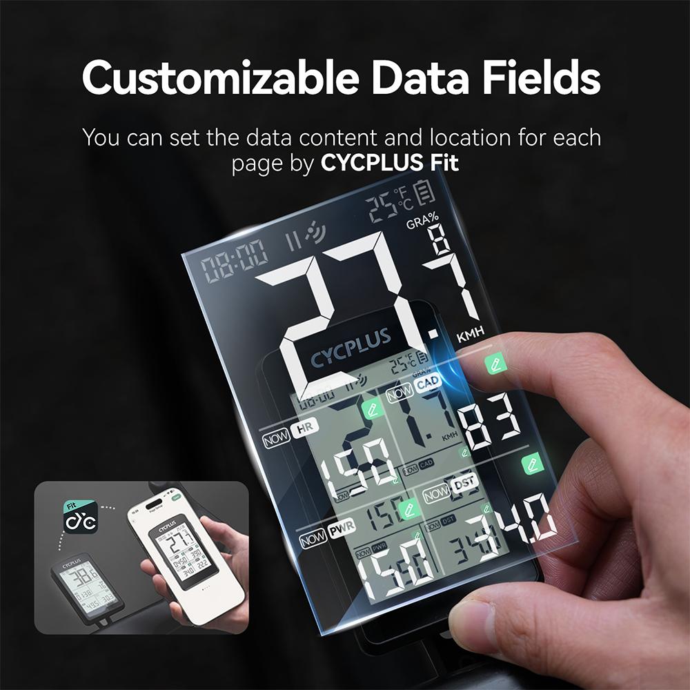 CYCPLUS M3 GPS Bicycle Computer ANT+ BLE 5.0 Waterproof Riding Speedometer Cycling Bike Accessories2