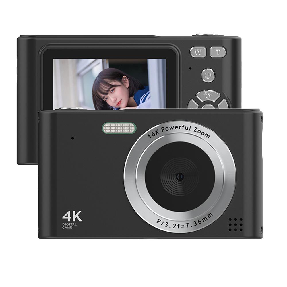 Цифровая видеокамера 4K Цифровая видеокамера 48 Мп Экран 2,4 дюйма 16-кратный цифровой зум Защита от сотрясений