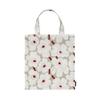 Сумка-тоут Marimekko Mini Unikko, эксклюзивно для Японии, 32 x 33 см, женская, 52152259473824, Белый x Светло-серый