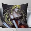 Kizumonogatari Anime Kiss Shot Pillow Case Fashion Square Pillowcase Bedroom Sofa Room Ins Decoration Leisure