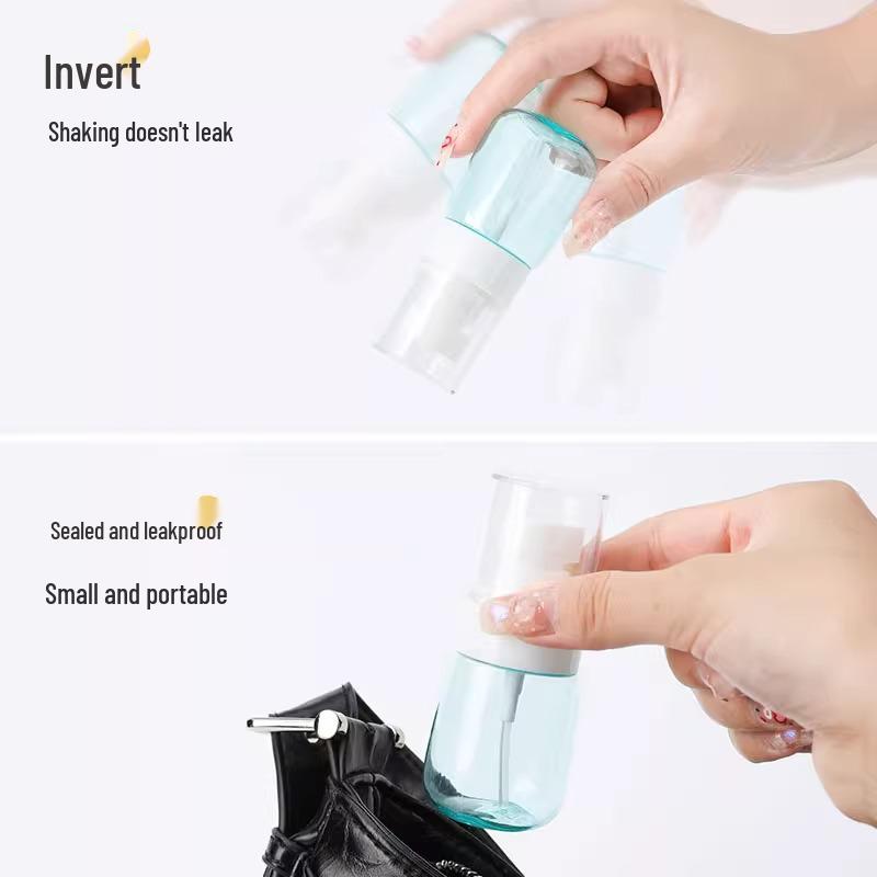 Ultra-Fine Mist Travel Spray Bottle for Face Moisturizing - Portable and Refillable, Perfect for Alcohol.