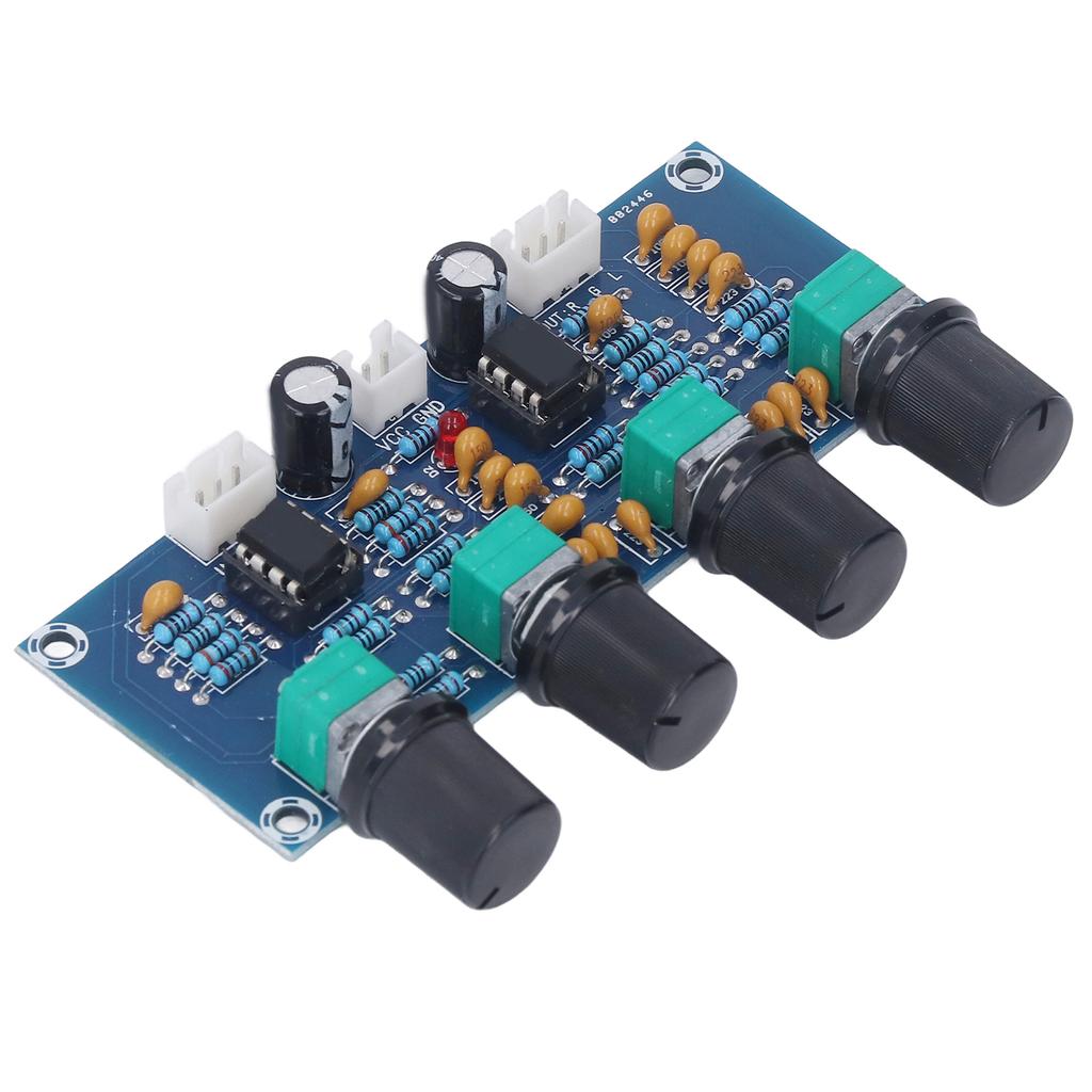 Preamp Module Dual Channel Preamplifier Tone Board for Digital Amplifier DC 12V‑24V