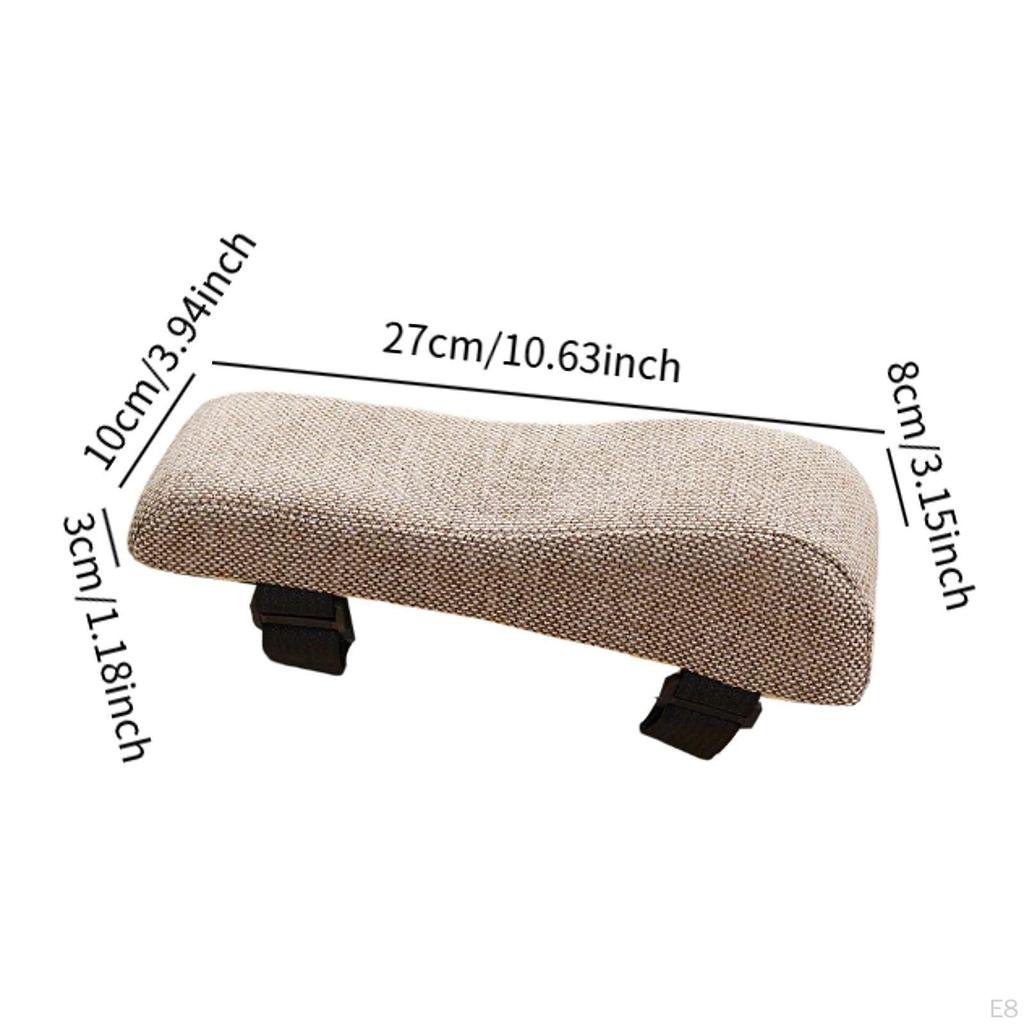 Office Chair Armrest Pads Arm Comfortable Cotton Linen Ergonomic Elbow Support