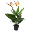 Artificial Plant - vidaXL - Strelitzia Reginae - Bird of Paradise - 66 Cm - Green