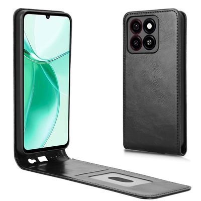 Для ZTE Blade A35 A55 флип вертикальный чехол ретро гладкий полный чехол держатель для карт для ZTE Blade A55 A35 телефон сумки