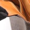 Used CELINE Macadam Handbag PVC coated canvas leather Brown Used Women